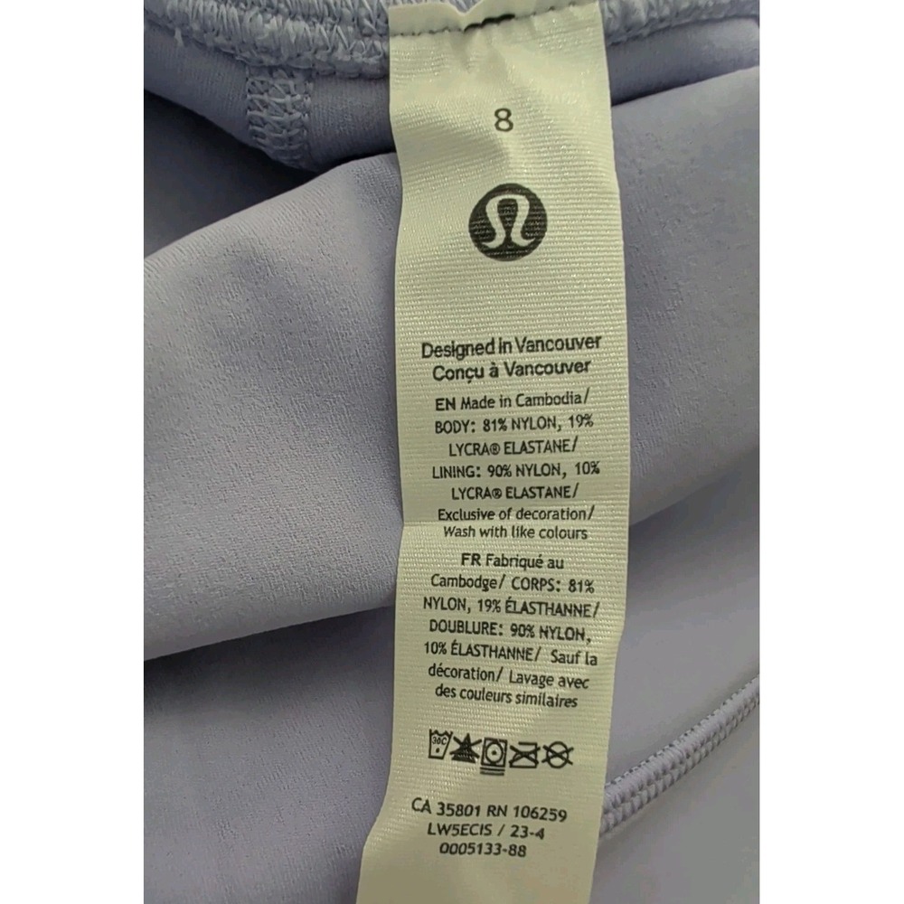 lululemon Align™ High-Rise Pant 28" LINED Lilac Size 8 LW5ECIS - Picture 2 of 5